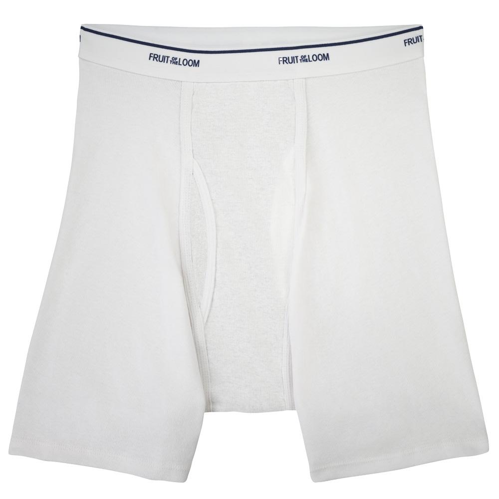 Fruit of the sale loom white boxer shorts